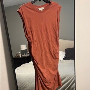 Women's Sleeveless ruched dress